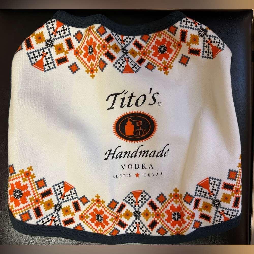 Tito’s Vodka Uglyish Holiday Dog Sweater